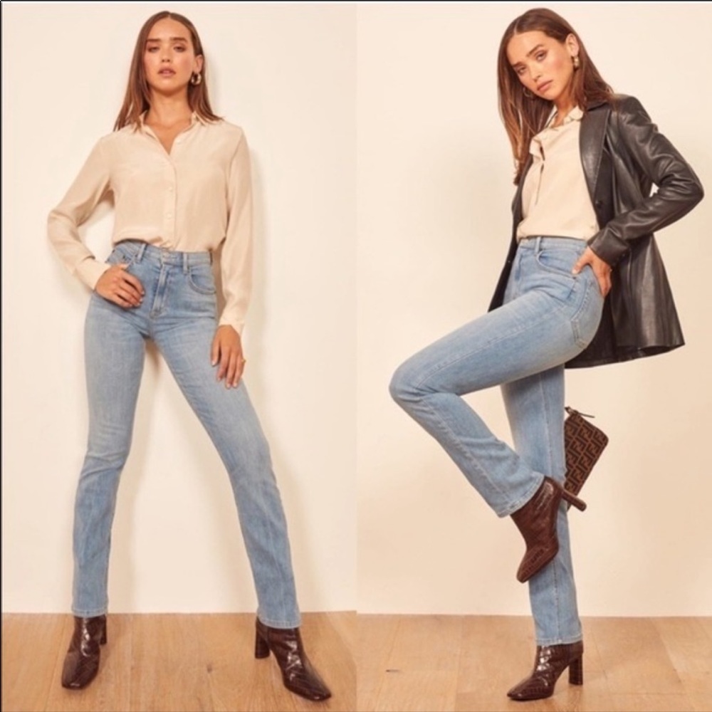 Reformation Audrey High Straight Jean | size 25